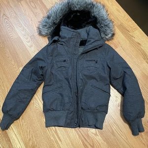 TNA Aritzia St Moritz Bomber Parka Small